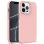 Mat ekološko razgradljiv ovitek za iPhone 13 Pro Max - roza