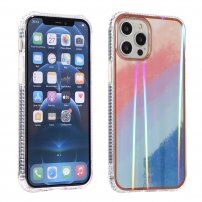 Zamenljiv ovitek odporen proti udarcem za iPhone 13 Pro - roza-moder
