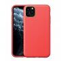 Odporen etui s teksturo usnja za iPhone 12 Pro Max - rdeče