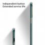 Odporen etui s teksturo usnja za iPhone 12 Pro Max - zelena