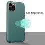 Odporen etui s teksturo usnja za iPhone 11 Pro - zelena