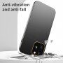 Odporen etui s teksturo usnja za iPhone 13 mini - črna