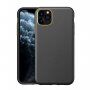 Odporen etui s teksturo usnja za iPhone 11 Pro - črna