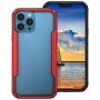 Odporen kovinski Armor etui za iPhone 13 Pro Max - rdeče