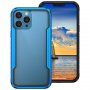 Odporen kovinski Armor etui za iPhone 13 Pro Max - modro