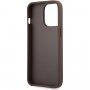Guess 4G Printed Stripe ovitek za iPhone 13 Pro - rjava