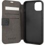 Guess 4G Printed Stripe flip etui za iPhone 13 - siva