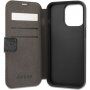 Guess 4G Printed Stripe flip etui za iPhone 13 Pro Max - siva