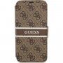 Guess 4G Printed Stripe flip etui za iPhone 13 Pro Max - rjava