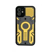 Odporen etui z maskirnim vzorcem za iPhone 12 - rumena