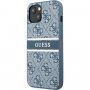 Guess 4G Printed Stripe ovitek za iPhone 13 - modro