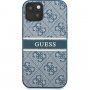 Guess 4G Printed Stripe ovitek za iPhone 13 - modro