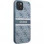 Guess 4G Printed Stripe ovitek za iPhone 13 - modro