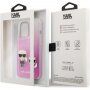 Karl Lagerfeld Ikonik Karl and Choupette ovitek za iPhone 13 Pro Max - roza