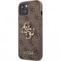Guess 4G Metal Logo ovitek za iPhone 13 mini - rjava