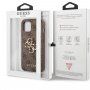 Guess 4G Metal Logo ovitek za iPhone 13 mini - rjava