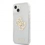 Guess Big 4G Full Glitter ovitek za iPhone 13 - jasno