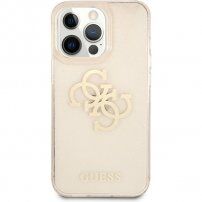 Guess Big 4G Full Glitter ovitek za iPhone 13 Pro Max - zlati