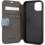 Guess 4G Printed Stripe flip etui za iPhone 13 - modro