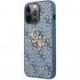 Guess 4G Metal Logo ovitek za iPhone 13 Pro Max - modro