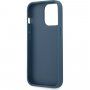 Guess 4G Metal Logo ovitek za iPhone 13 Pro Max - modro