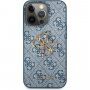 Guess 4G Metal Logo ovitek za iPhone 13 Pro Max - modro