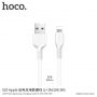 HOCO polnilni kabel za Apple iPhone / iPad / iPod - 3m - bela