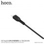 HOCO polnilni kabel za Apple iPhone / iPad / iPod - 1m - črna