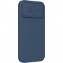 Nillkin CamShield Silky Magnetic silikonski ovitek za iPhone 13 Pro Max - modro