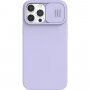 Nillkin CamShield Silky Magnetic silikonski ovitek za iPhone 13 Pro Max - vijolična