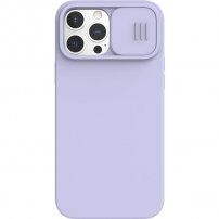 Nillkin CamShield Silky Magnetic silikonski ovitek za iPhone 13 Pro Max - vijolična