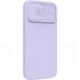 Nillkin CamShield Silky Magnetic silikonski ovitek za iPhone 13 Pro Max - vijolična