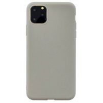 Mehka plastična prevleka za iPhone 13 - siva