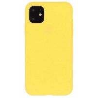Mehka plastična prevleka za iPhone 13 Pro - rumena