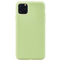 Mehka plastična prevleka za iPhone 13 Pro - zelena