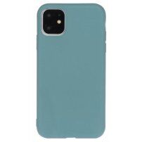 Mehka plastična prevleka za iPhone 13 Pro - turkizna
