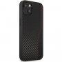 AMG Carbon Effect ovitek s teksturo karbonskih vlaken za iPhone 13 - črna