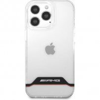 AMG Red Stripes ovitek za iPhone 13 Pro Max - jasno