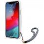 Guess Marble Stripe ovitek za iPhone 12 Pro Max - modro