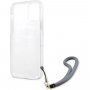 Guess Marble Stripe ovitek za iPhone 12 Pro Max - modro