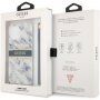 Guess Marble Stripe ovitek za iPhone 12 Pro Max - modro