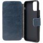 FIXED ProFit usnjen flip ovitek za iPhone 13 - modro