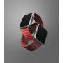 UNIQ Revix obojestranski trakec za Apple Watch 42mm / 41mm / 40mm / 38mm - vinsko rdeč