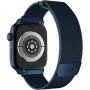 Uniq Dante jekleni pašček za Apple Watch 42mm / 41mm / 40mm / 38mm - kobaltno modra