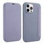 Ovitek z etuijem za kartice iz silikona in PU usnja za iPhone 13 mini - modrosiva