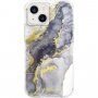 Case Mate Tough Print marmornat etui za iPhone 13 mini - siva
