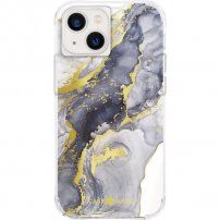 Case Mate Tough Print marmornat etui za iPhone 13 mini - siva
