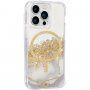 Case Mate Karat Marble etui z MagSafe za iPhone 13 Pro - zlati