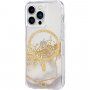 Case Mate Karat Marble etui z MagSafe za iPhone 13 Pro - zlati