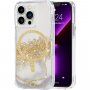 Case Mate Karat Marble etui z MagSafe za iPhone 13 Pro - zlati